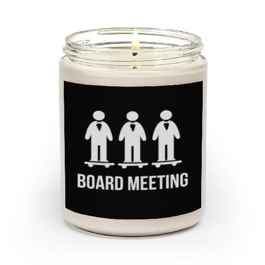 Board Skateboard Meeting Skateboarder or Sportsman Scented Candles