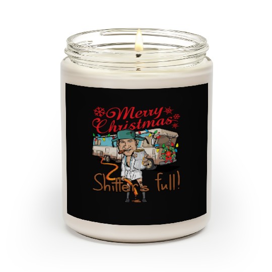 Merry Christmas Cousin Eddie Shitter'S Full Scented Candles