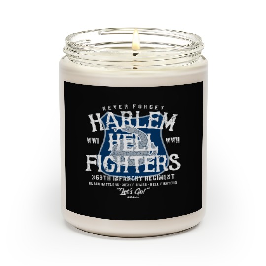 Harlem Hellfighters Vintage Black Military History Scented Candles