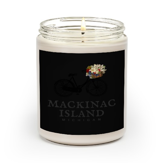 Mackinac Island Bike Michigan Scented Candles