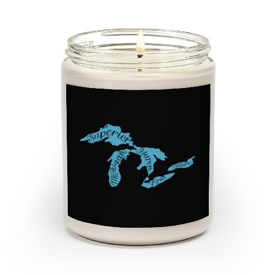 Great Lakes Michigan Detroit Michigan Great Lake Scented Candles