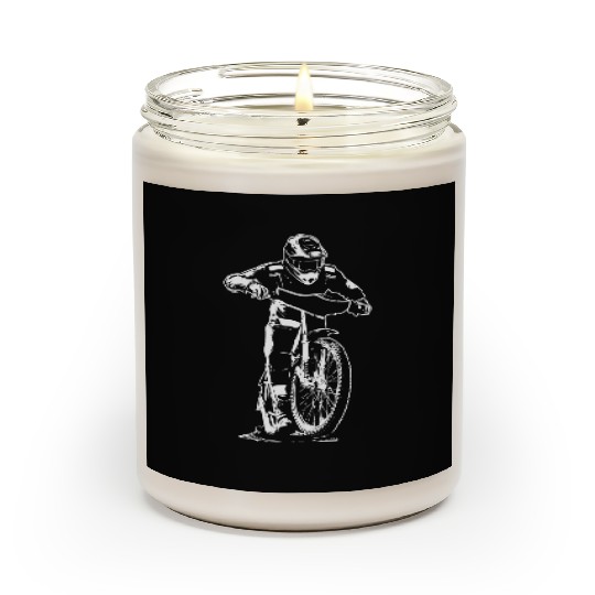 Motorcycle Speedway Racing Scented Candles