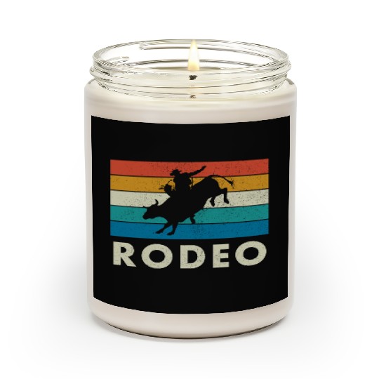 Vintage Rodeo Bull Riding Western Scented Candles