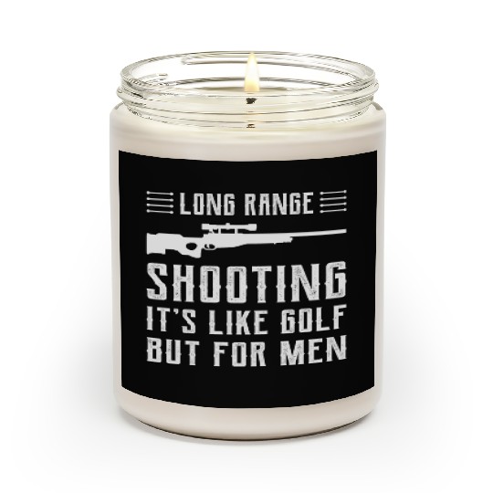 Long Range Shooting It's Like Golf But For Men Scented Candles