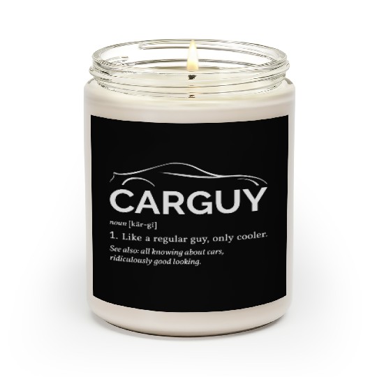 Car Guy Definition I - Cool Car Scented Candles
