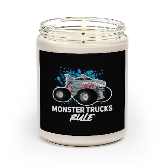 Monster Trucks Rule... Monster Truck Scented Candles