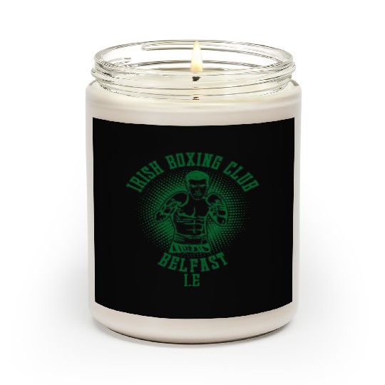 Irish Boxing Club Belfast Boxer Gifts Boxing Lover Scented Candles
