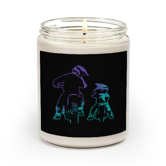 Dirt Bike Dad and Son Motocross Biking Scented Candles