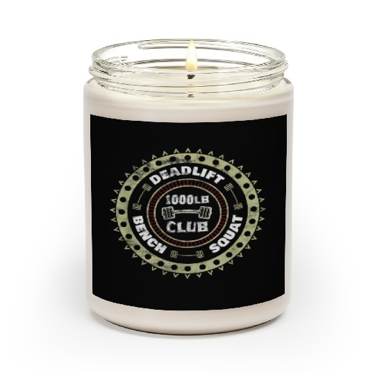 1000 Pound Club Workout Gym Scented Candles