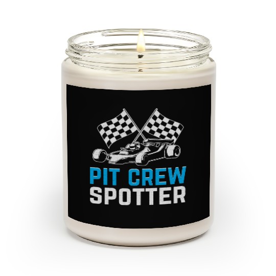 Pit Crew Spotter Race Car Racing Scented Candles