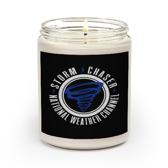 National Weather Channel Crew Funny Storm Chaser Scented Candles
