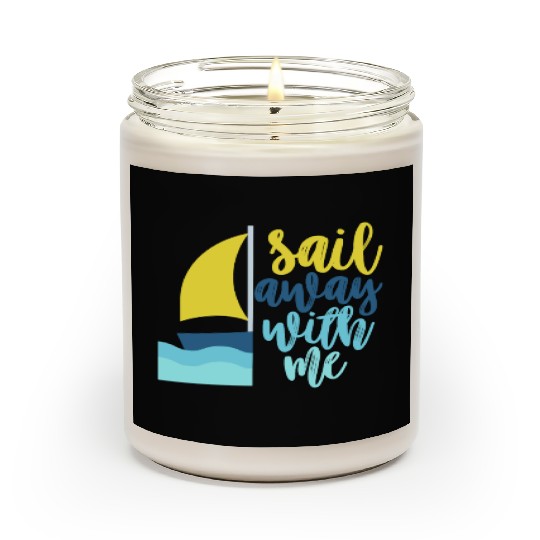 Sailing Sail Boat Water Sports Crew Trip Scented Candles