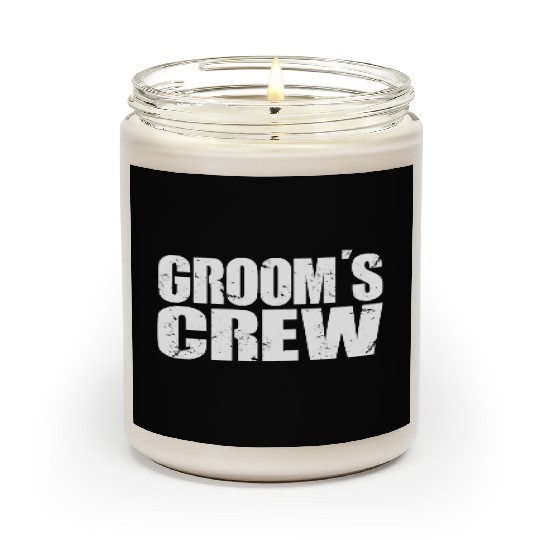 Groom's Crew Future Husband Bachelor Party Gift Scented Candles
