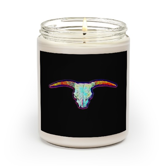 Cow skull Scented Candles
