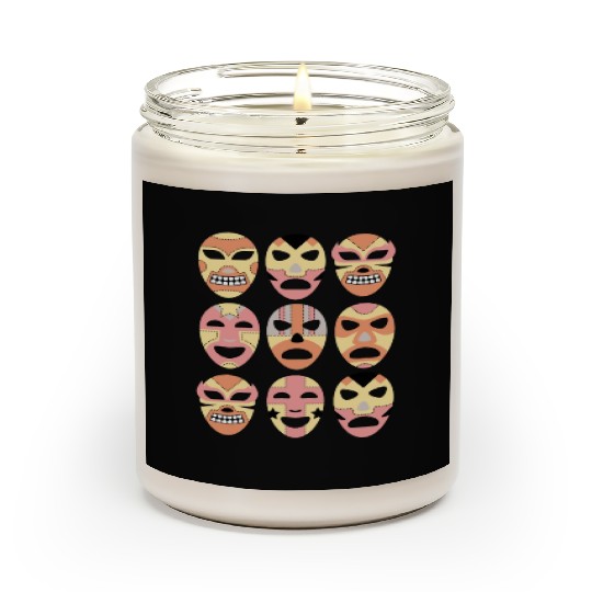 Wrestling Lucha Libre Luchador Mexican Wrestler Scented Candles