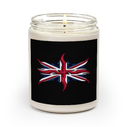 Union Jack British Flag Resistance Style Scented Candles