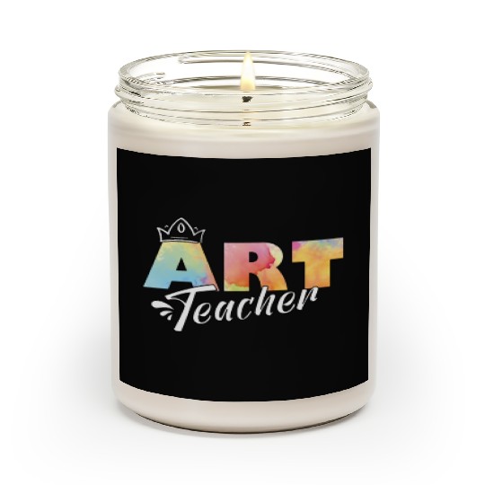 Art Teacher Teaching Student Arts Class Gifts Scented Candles