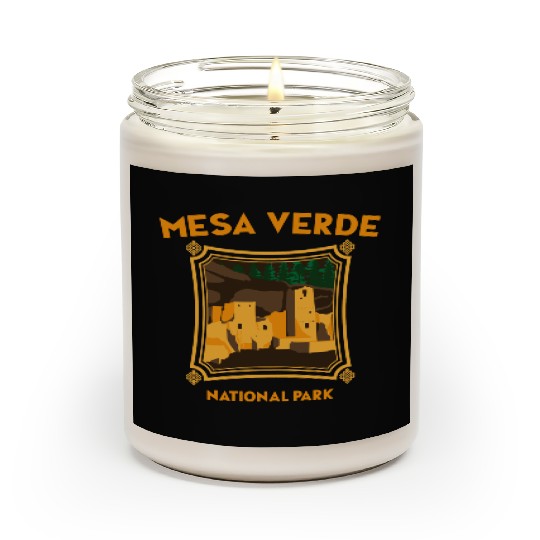 Mesa Verde National Park Novelty Graphic Design Scented Candles