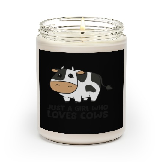 Cow Girl Just a Girl Who Loves Cows Scented Candles