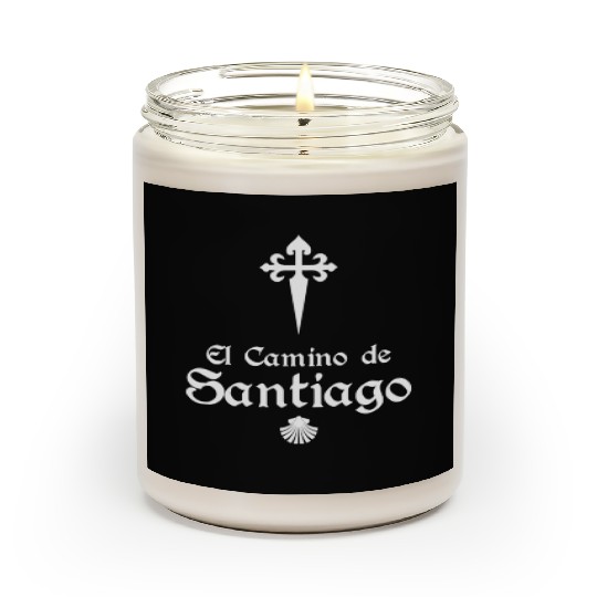 El Camino De Santiago Saint James Cross Scallo Scented Candles