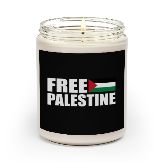 Free palestine Scented Candles