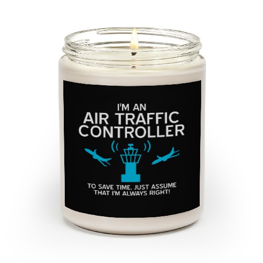 Air Traffic Controller ATC Air Traffic Control Scented Candles