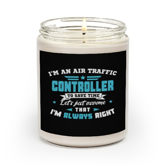 Air Traffic Controller ATC Air Traffic Control Scented Candles