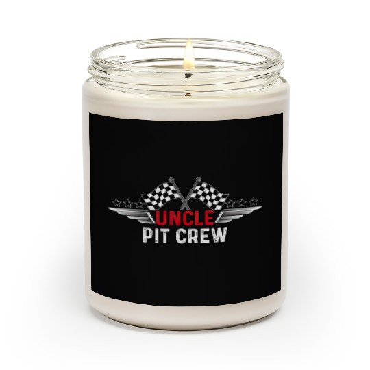 Race Car Birthday Party Racing Family Uncle Pit Scented Candles