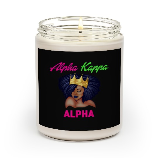 Alpha Kappa AKA Sorority Paraphernalia christmas p Scented Candles