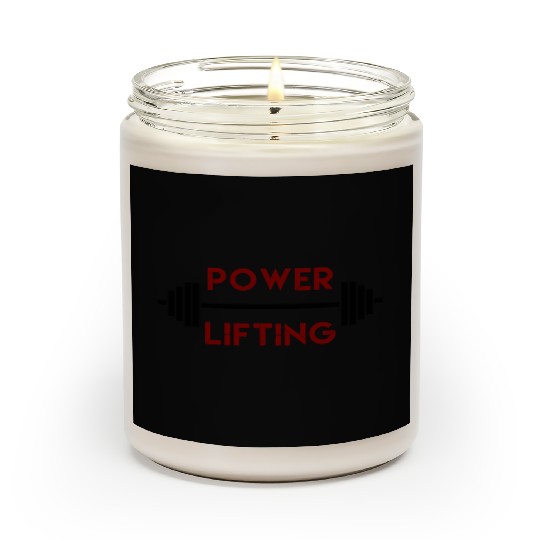 Weightlifting, Power Lifting, Weight Training, Wei Scented Candles