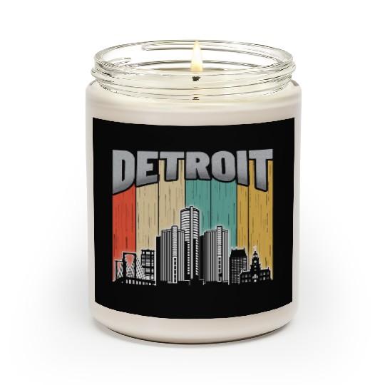 Detroit Michigan Scented Candles