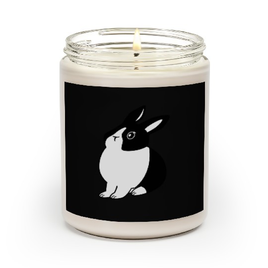 Black And White Dutch Rabbit Scented Candles