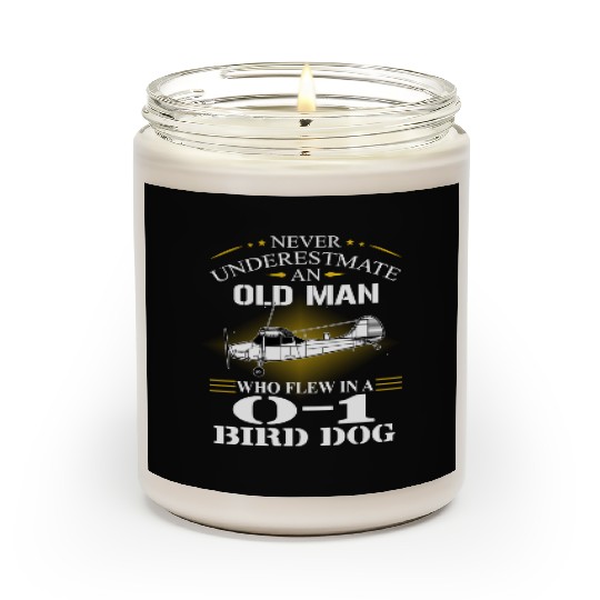Bird Dog Helicopter Old Man Scented Candles