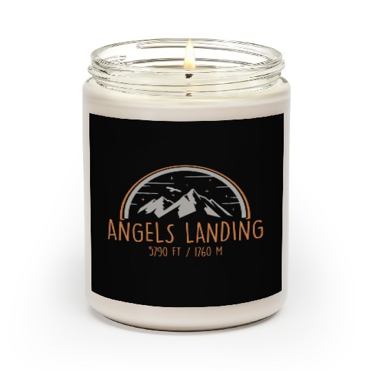 Angels Landing Zion National Park Mountain Hikers Scented Candles