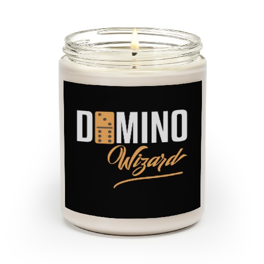 Domino Wizard Funny Dominoes Game Player novelty Scented Candles