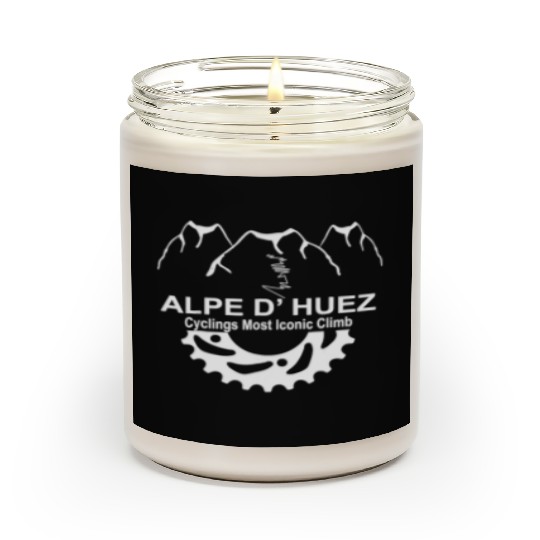 France Alpe D Huez Climb Novelty Cycling Gifts Scented Candles
