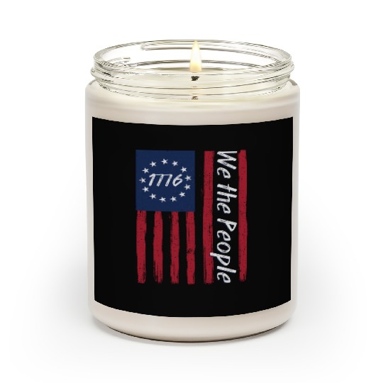 1776 We The People American Constitution Patriotic Scented Candles