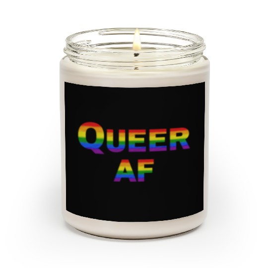 Queer AF Rainbow Spectrum Scented Candles