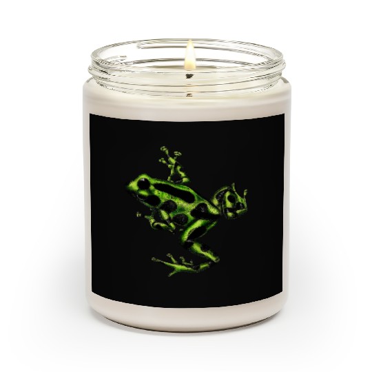 Green poison dart frog Scented Candles
