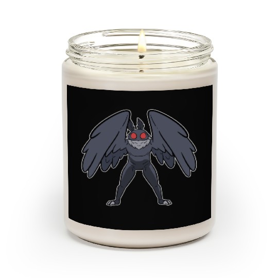 Mothman Mythical Creatures Folklore Cryptid Scented Candles