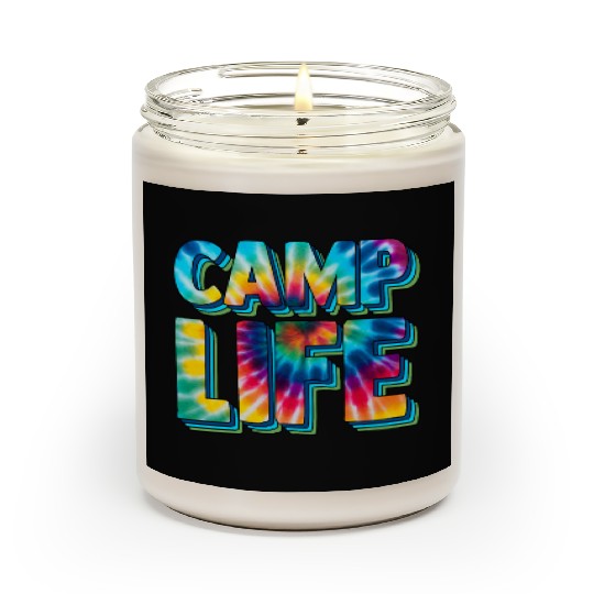 camp life,SUMMER Camp, fall camp,boy scouts,trekki Scented Candles