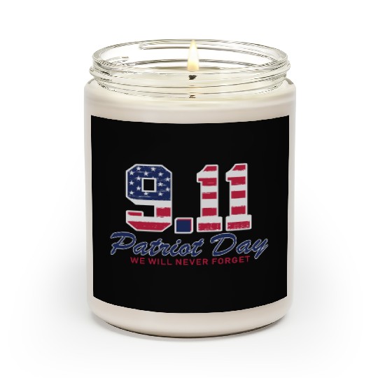Patriot Day Never Forget 9 11 Anniversary Scented Candles