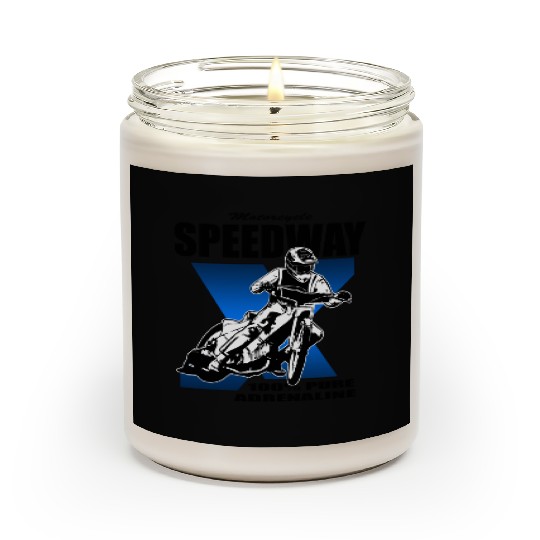 Motorcycle Speedway Racing Scented Candles