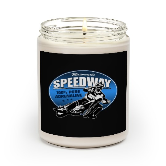 Motorcycle Speedway Racing Scented Candles