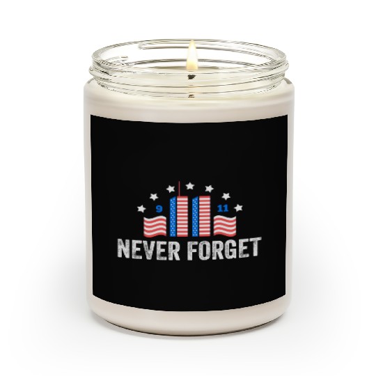Never Forget 9/11 Patriot Day 2021 Scented Candles