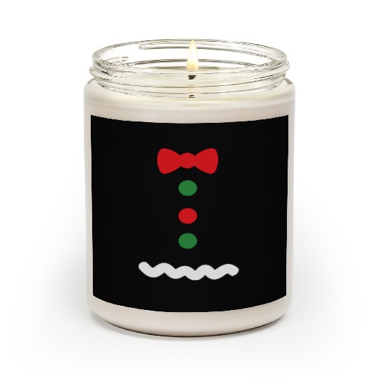 Ginger bread Man Holiday Costume Christmas Cookie Scented Candles