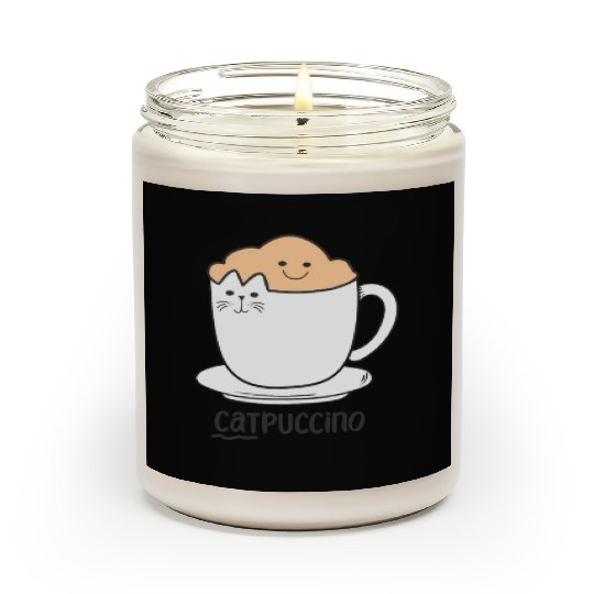 Coffee Lover Caffeine Cat Lover Kity Kitten Pet Scented Candles