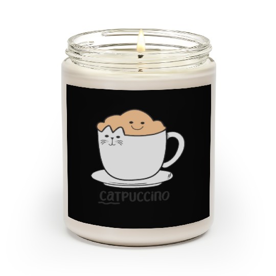 Coffee Lover Caffeine Cat Lover Kity Kitten Pet Scented Candles