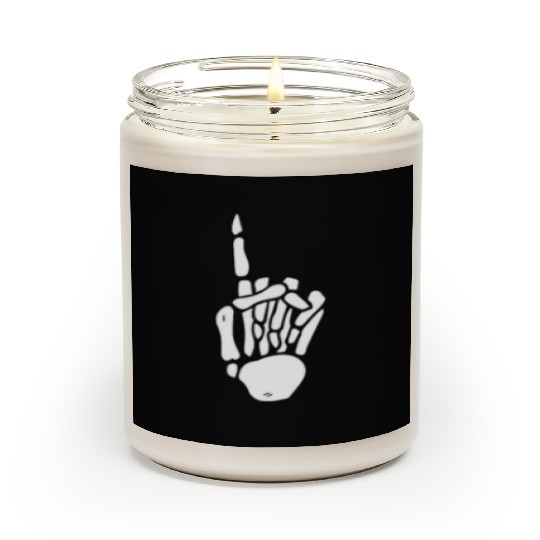 Skeleton Hand Number 1 Pocket Skeleton Number One Scented Candles