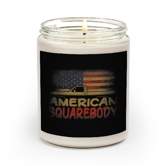 American Flag Square Body American Squarebody Scented Candles